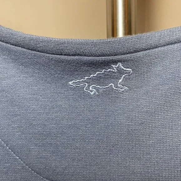 Horny Toad Women's Gray Super Soft Stretchy Short Sleeve Crewneck T-Shirt Dress - Picture 10 of 13